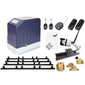 DKC400Y - Sliding Gate Opener Kit with Camera - up to 1000kg