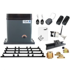 DKC301DC - Sliding Gate Opener Low Voltage Kit with Camera - up to 500kg